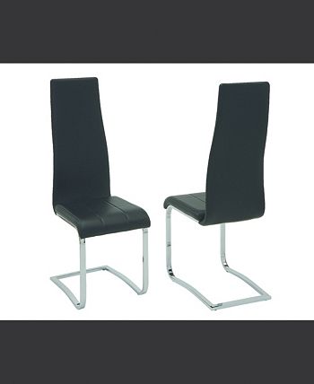 lan Upholstered Dining Chairs, Set Of 4 Coaster Home Furnishings Lan Upholstered Dining Chairs, Set Of 4 -Costway Shop