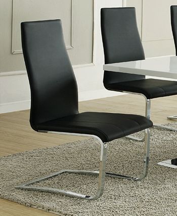 lan Upholstered Dining Chairs, Set Of 4 Coaster Home Furnishings Lan Upholstered Dining Chairs, Set Of 4 -Costway Shop