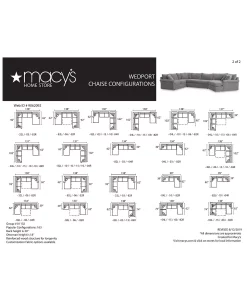 Furniture Wedport 3-Pc. Fabric Sectional With Cuddler Chaise, Created For Macy's -Costway Shop 15692155 fpx