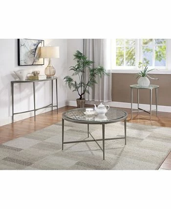 Furniture Of America Porcelain Steel Frame Sofa Table 5 Furniture Of America Porcelain Steel Frame Sofa Table - Image 3