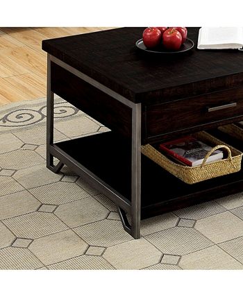 Malleena 2 Drawer Coffee Table Furniture Of America Malleena 2 Drawer Coffee Table -Costway Shop