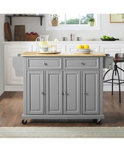 Crosley Natural Wood Top Kitchen Cart, Island 6 Crosley Natural Wood Top Kitchen Cart, Island -Costway Shop 16253370 fpx