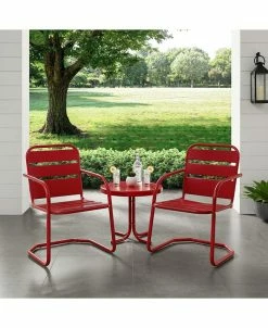Crosley Brighton 3 Piece Metal Conversation Seating Set -Costway Shop 16253482 fpx