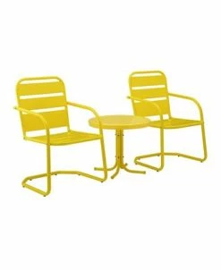 Crosley Brighton 3 Piece Metal Conversation Seating Set -Costway Shop 16253488 fpx