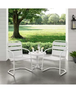 Crosley Brighton 3 Piece Metal Conversation Seating Set -Costway Shop 16253495 fpx