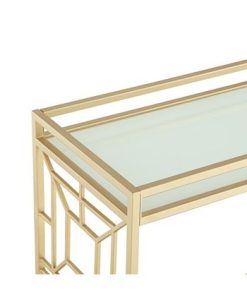 Inspired Home Jared Serving Bar Cart With Glass Shelves And Metal Frame -Costway Shop 16401598 fpx