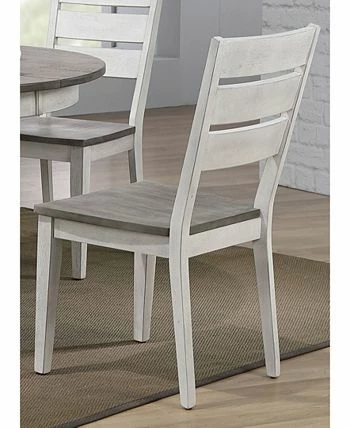 ICONIC FURNITURE Ontemporary Ladder Back Side Chai, Set Of 2 5 ICONIC FURNITURE Ontemporary Ladder Back Side Chai, Set Of 2 - Image 3