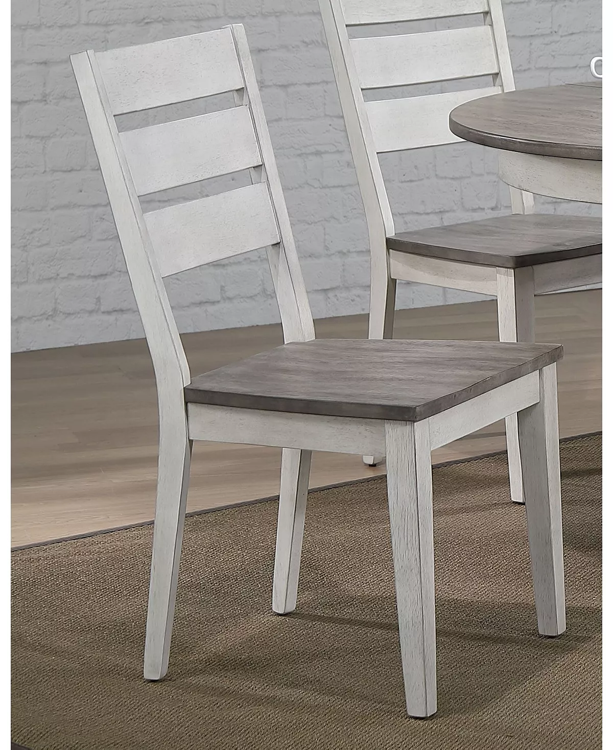 ICONIC FURNITURE Ontemporary Ladder Back Side Chai, Set Of 2 6 ICONIC FURNITURE Ontemporary Ladder Back Side Chai, Set Of 2 - Image 4