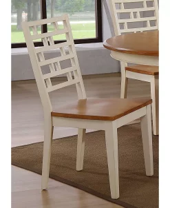 ICONIC FURNITURE Designer Back Side Chair, Set Of 2 -Costway Shop 16614739 fpx