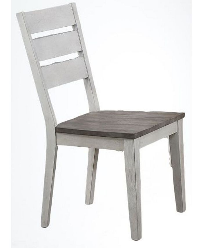 ontemporary Ladder Back Side Chai, Set Of 2 ICONIC FURNITURE Ontemporary Ladder Back Side Chai, Set Of 2 -Costway Shop