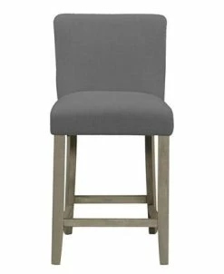 Glamour Home Set Of 2 Aleco Fabric Counter Stool With Metal Nail Head Accents -Costway Shop 16747923 fpx