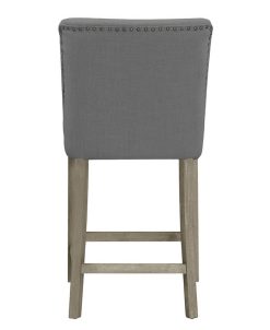 Glamour Home Set Of 2 Aleco Fabric Counter Stool With Metal Nail Head Accents -Costway Shop 16747926 fpx