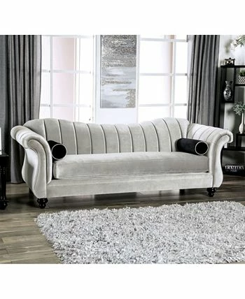Furniture Of America Vanetti Upholstered Sofa 4 Furniture Of America Vanetti Upholstered Sofa - Image 2