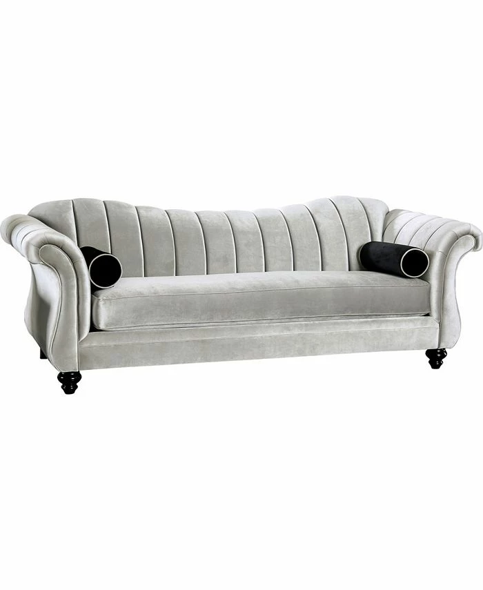 Furniture Of America Vanetti Upholstered Sofa 3 Furniture Of America Vanetti Upholstered Sofa