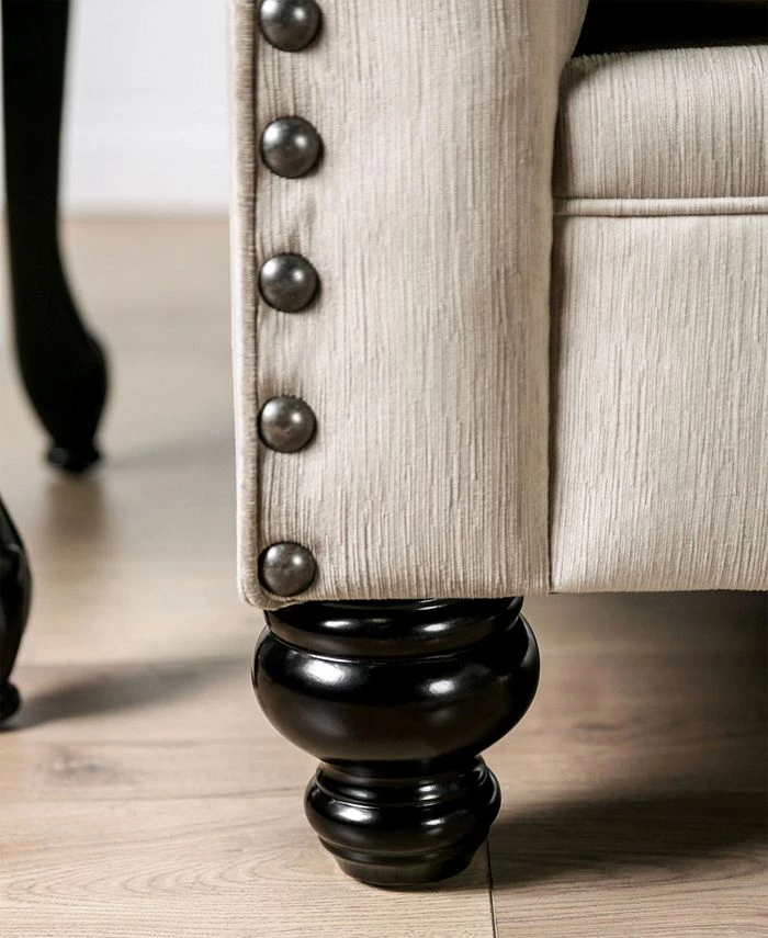 Furniture Of America Port Smith Upholstered Love Seat 6 Furniture Of America Port Smith Upholstered Love Seat - Image 4