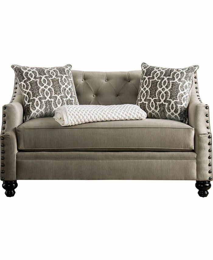 Furniture Of America Port Smith Upholstered Love Seat 3 Furniture Of America Port Smith Upholstered Love Seat