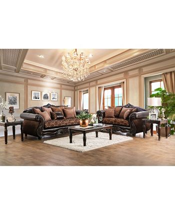 Furniture Of America Elianna Upholstered Love Seat 5 Furniture Of America Elianna Upholstered Love Seat - Image 3