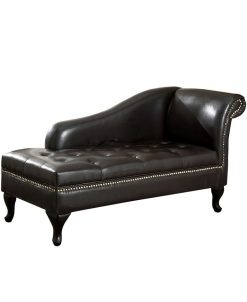 Furniture Of America Yannez Upholstered Storage Chaise