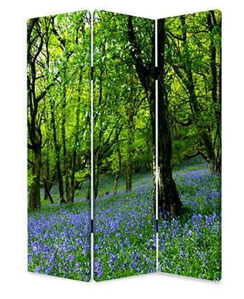 Double Sided With Different Design 3 Panel 6' Meadows And Streams Screen Screen Gems Double Sided With Different Design 3 Panel 6' Meadows And Streams Screen -Costway Shop