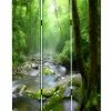 Screen Gems Double Sided With Different Design 3 Panel 6' Meadows And Streams Screen -Costway Shop 16899145 fpx