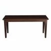International Concepts Shaker Styled Bench -Costway Shop 16916468 fpx