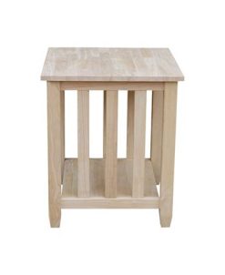 International Concepts Mission Tall End Table -Costway Shop 16916836 fpx