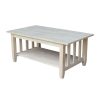 International Concepts Mission Tall Coffee Table 1 International Concepts Mission Tall Coffee Table -Costway Shop 16917016 fpx