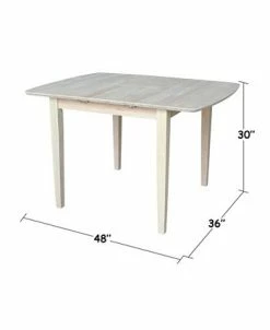 International Concepts Table With Butterfly Extension -Costway Shop 16918049 fpx