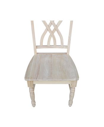International Concepts Lattice Side Chairs, Set Of 2 4 International Concepts Lattice Side Chairs, Set Of 2 - Image 2