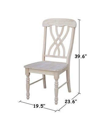 International Concepts Lattice Side Chairs, Set Of 2 8 International Concepts Lattice Side Chairs, Set Of 2 - Image 6
