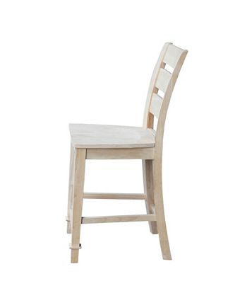 Tuscany Counter Height Stool International Concepts Tuscany Counter Height Stool -Costway Shop