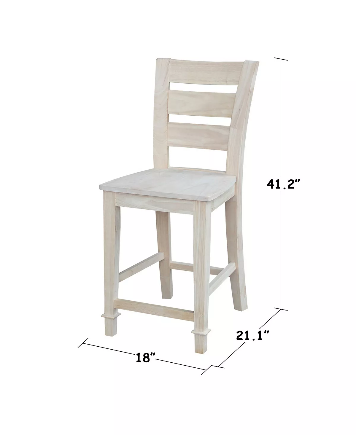 Tuscany Counter Height Stool International Concepts Tuscany Counter Height Stool -Costway Shop
