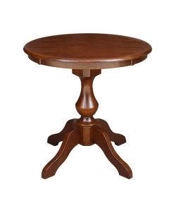 International Concepts 30 Round Top Pedestal Table