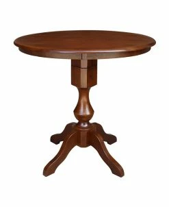 International Concepts 36 Round Top Pedestal Table