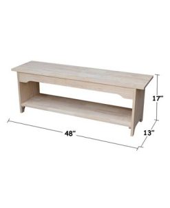 International Concepts Brookstone Bench 7 International Concepts Brookstone Bench -Costway Shop 16919885 fpx