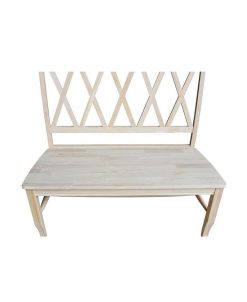 International Concepts Double X-Back Bench 13 International Concepts Double X-Back Bench -Costway Shop 16920442 fpx