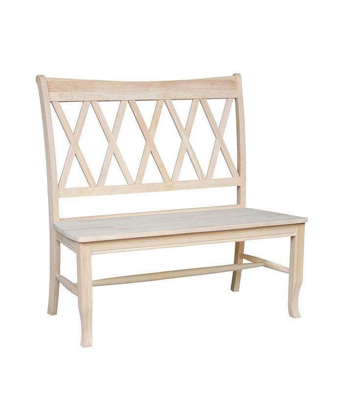 International Concepts Double X-Back Bench 3 International Concepts Double X-Back Bench