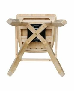 International Concepts Double X Back Bar Height Stool With Swivel And Auto Return -Costway Shop 16920822 fpx