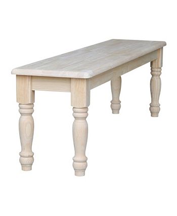 Farmhouse Bench International Concepts Farmhouse Bench -Costway Shop
