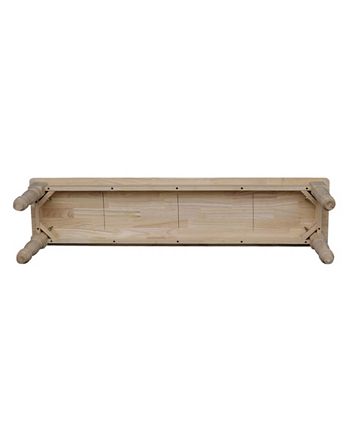 Farmhouse Bench International Concepts Farmhouse Bench -Costway Shop