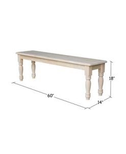 International Concepts Farmhouse Bench 8 International Concepts Farmhouse Bench -Costway Shop 16920864 fpx