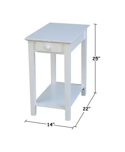 International Concepts Narrow End Table 16 International Concepts Narrow End Table -Costway Shop 16920957 fpx