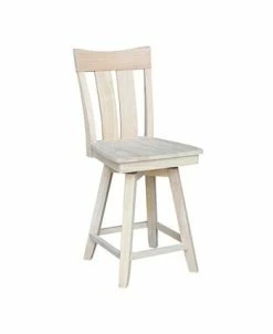 International Concepts Ava Counter Height Stool With Swivel And Auto Return -Costway Shop 16921285 fpx