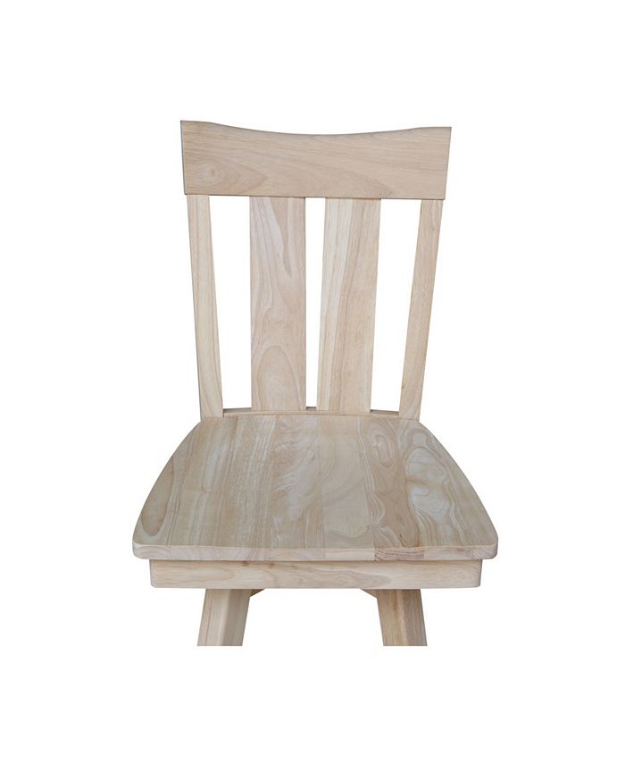 Ava Counter Height Stool With Swivel And Auto Return International Concepts Ava Counter Height Stool With Swivel And Auto Return -Costway Shop