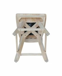 International Concepts Ava Counter Height Stool With Swivel And Auto Return -Costway Shop 16921289 fpx