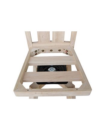 Ava Counter Height Stool With Swivel And Auto Return International Concepts Ava Counter Height Stool With Swivel And Auto Return -Costway Shop