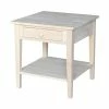 International Concepts Spencer End Table 2 International Concepts Spencer End Table -Costway Shop 16921485 fpx