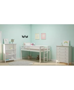 Alaterre Furniture Jasper Twin Wood Junior Loft Bed -Costway Shop 16977113 fpx