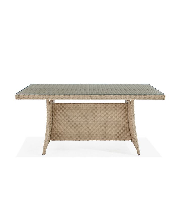 Alaterre Furniture Canaan All-Weather Wicker Outdoor Cocktail Table 3 Alaterre Furniture Canaan All-Weather Wicker Outdoor Cocktail Table