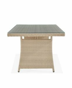 Alaterre Furniture Canaan All-Weather Wicker Outdoor Cocktail Table -Costway Shop 16980134 fpx